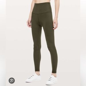 Dark Olive Lulu Align Leggings